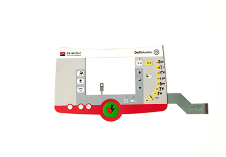 医用除颤器防菌薄膜开关
